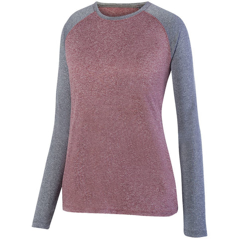 Ladies' Kinergy Two Color Long Sleeve Raglan Tee