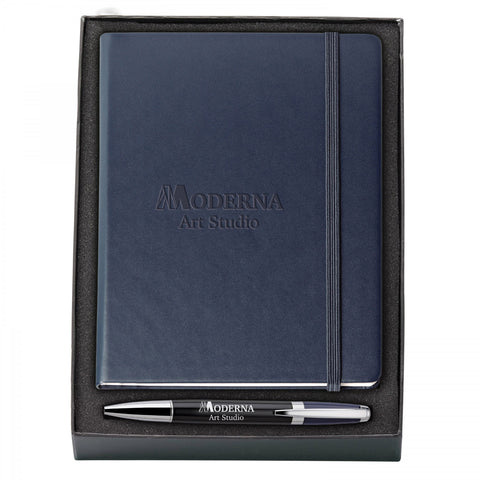 MELODY 2-TONE NEOSKINreg; PEN JOURNAL GIFT KIT