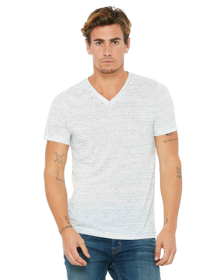 BELLA+CANVAS Unisex Textured Jersey V-Neck T-Shirt