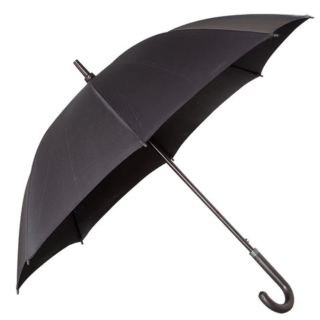 Leeman‚Ñ¢ 48" Executive Umbrella w/Curved Faux Leather Handle