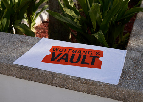 MaxxColor White Sport Rally Towel ( 15