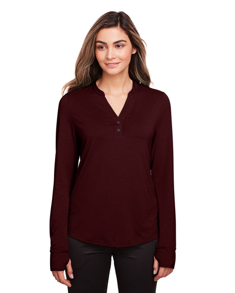 NORTH END Ladies' JAQ Snap-Up Stretch Performance Pullover