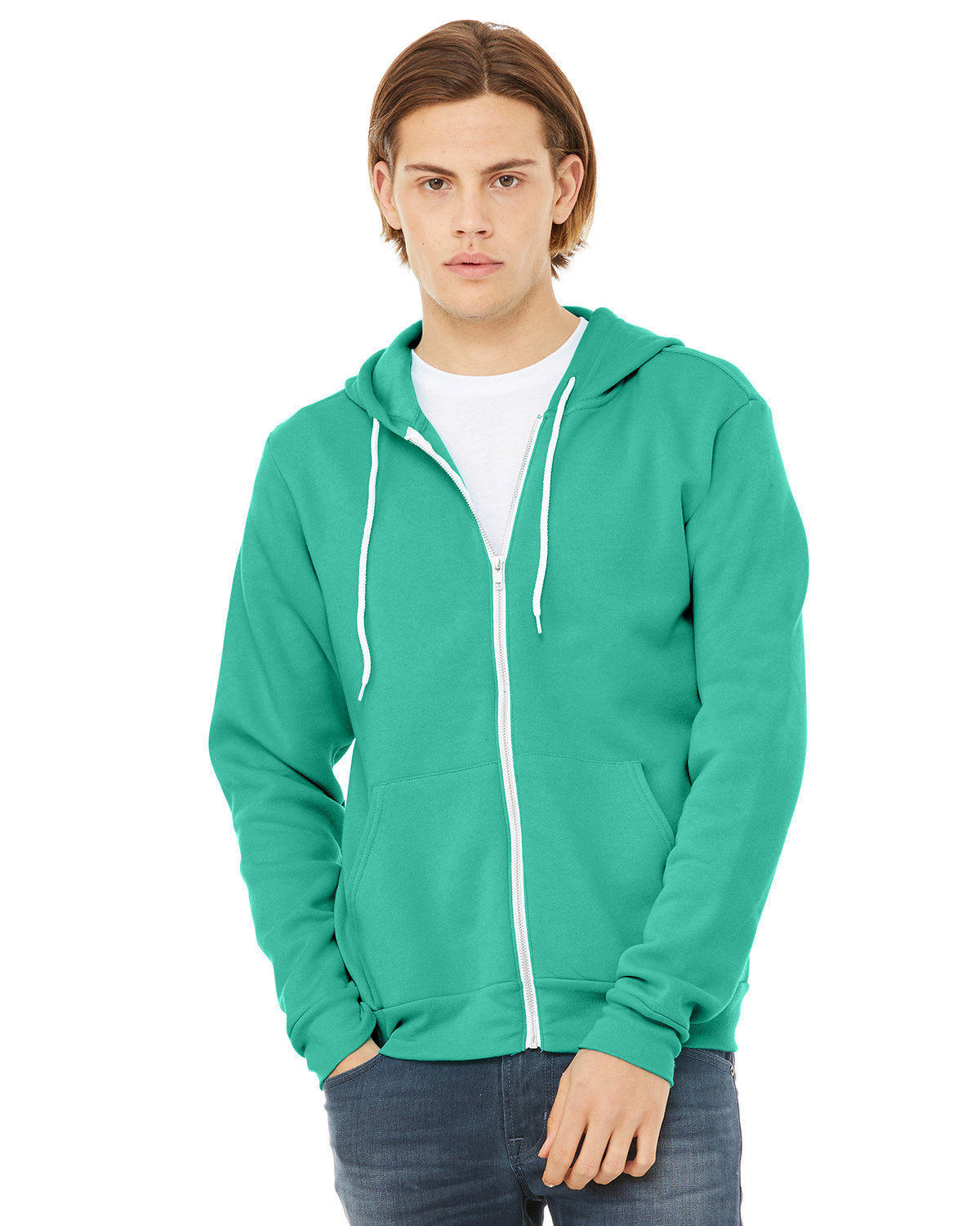 BELLA+CANVAS Unisex Sponge Fleece Full-Zip Hooded Sweatshirt