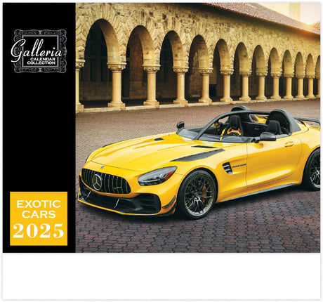 Galleria Wall Calendar 2025 Exotic Cars Eng.