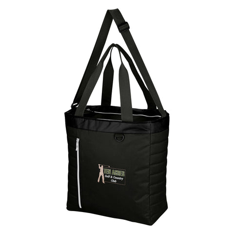 Quilted Slim Line Cooler Tote Bag