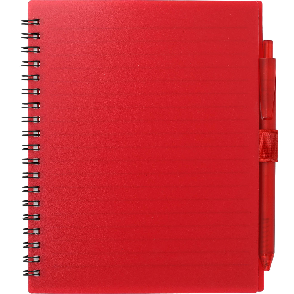 5.5" x 7" FSC Recycled Spiral Notebook w/ RPET Pe