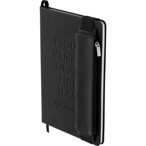 FUNCTION Office Hard Bound Notebook With Pen Pouch