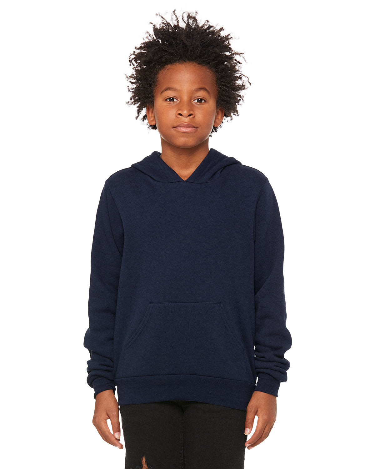 BELLA+CANVAS Youth Sponge Fleece Pullover Hooded Sweatshirt