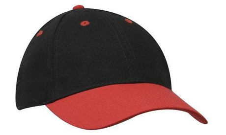 Six Panel Brushed Poly Cotton Cap