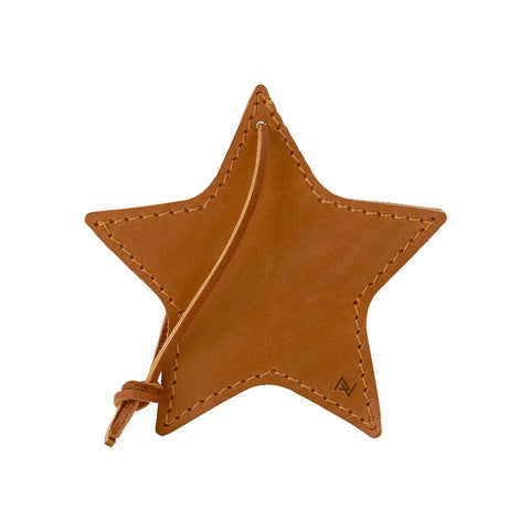 STELLA Leather Star Ornament