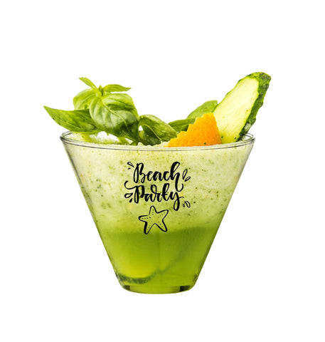 Stemless Martini 13.5oz clear glass