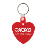 Soft Squeezable Key Tag (Heart)