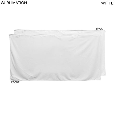 Plush and Soft Velour Terry Cotton Blend Beach Towel, 30x60, Sublimated Graphics Edge to Edge