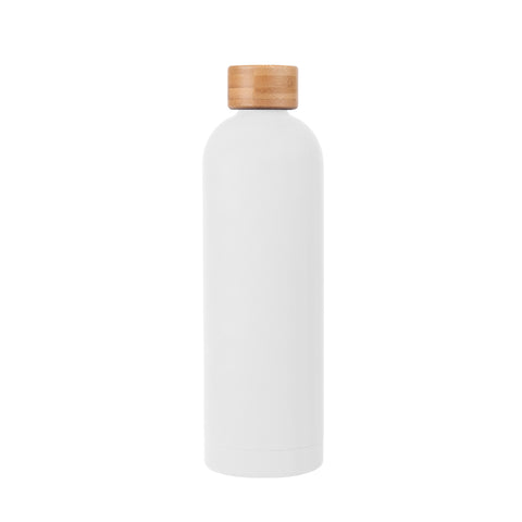 32 Oz. Viviane Stainless Steel Bottle With Bamboo Lid