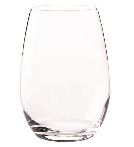 Lyon 19oz stemless glass, set of 2 in a Mystique gift box - Etched