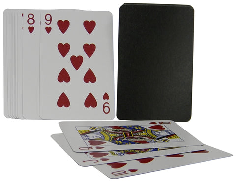 Deck of Cards black, undecorated