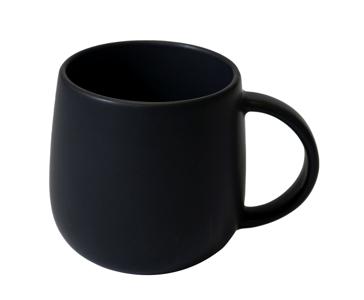 Berkeley 18oz matte black ceramic mug in Ripple box