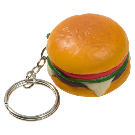 Hamburger Stress Reliever Key Chain