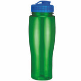 24 Oz. Contour Translucent Bottle w/ Flip Top Lid