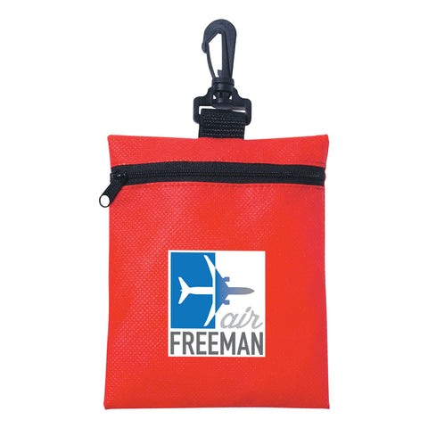 Non-woven Zippered Pouch