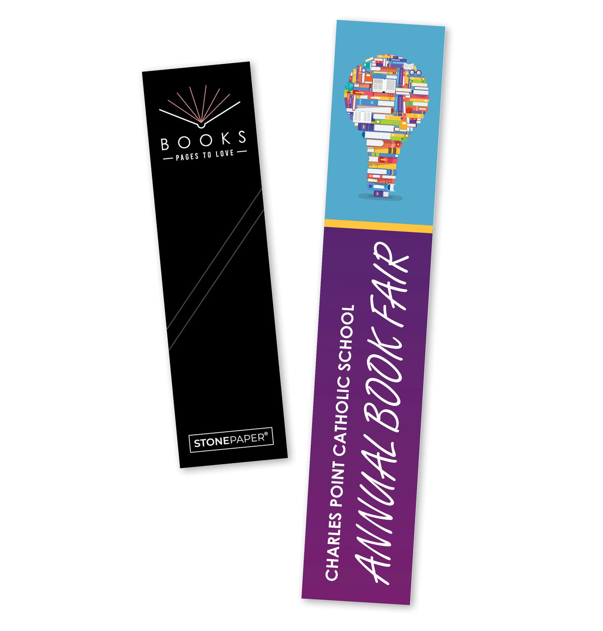 Stone Paper Bookmarks