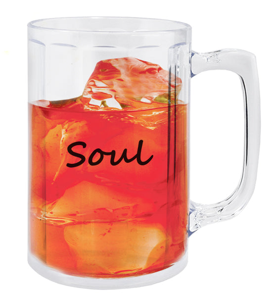 Multi Sided Taster Stein 5oz clear plastic