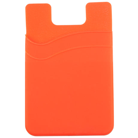 Dual Packet Silicone Cell Phone Sleeve with Adhesive Backing