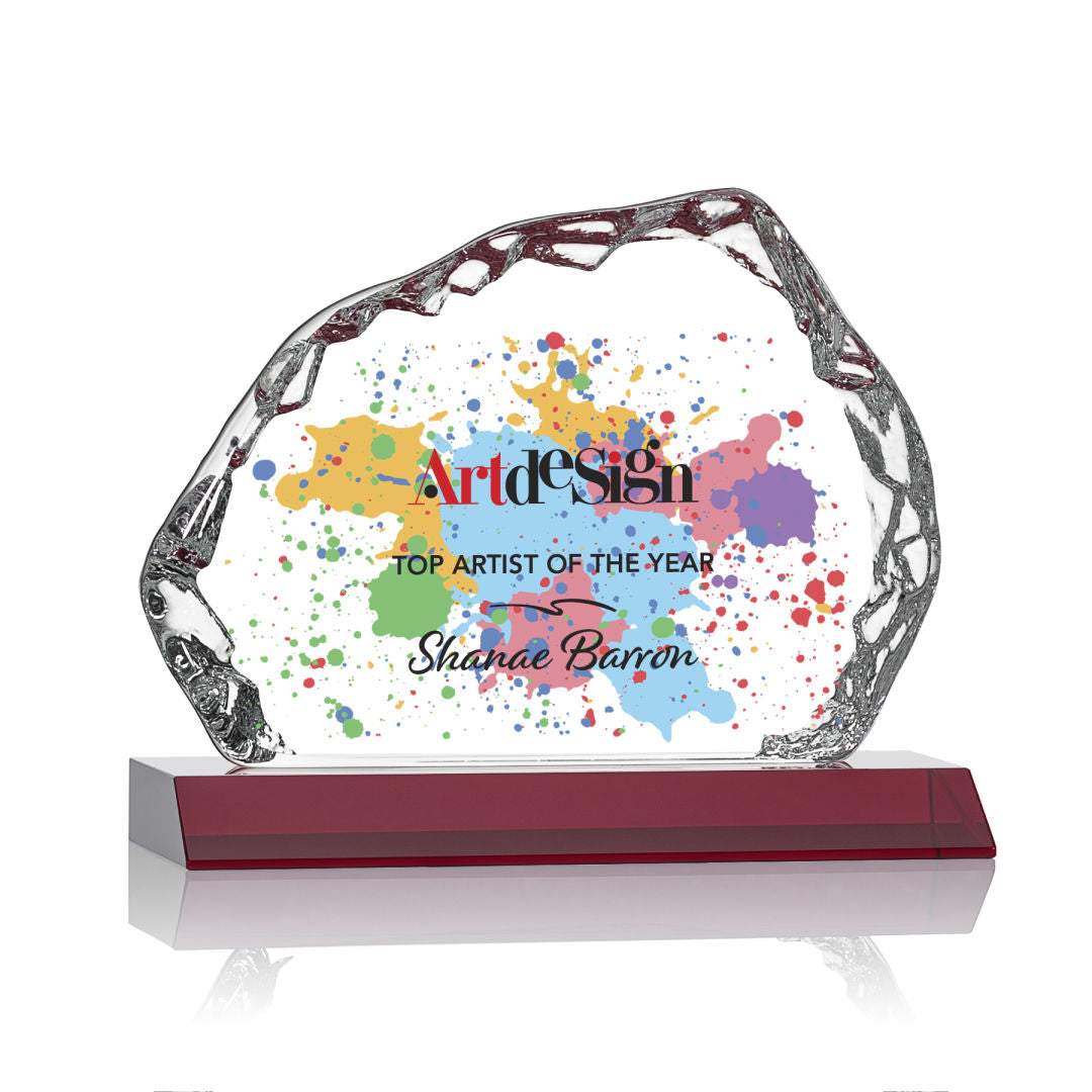 Aspen Iceberg VividPrint™ Award on Base