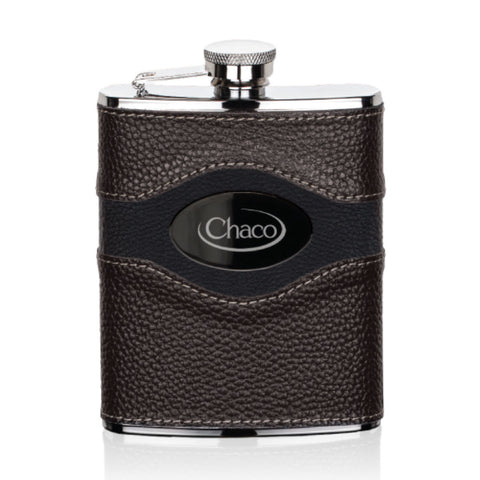 Colchester Hip Flask -  Black Nickel Plate