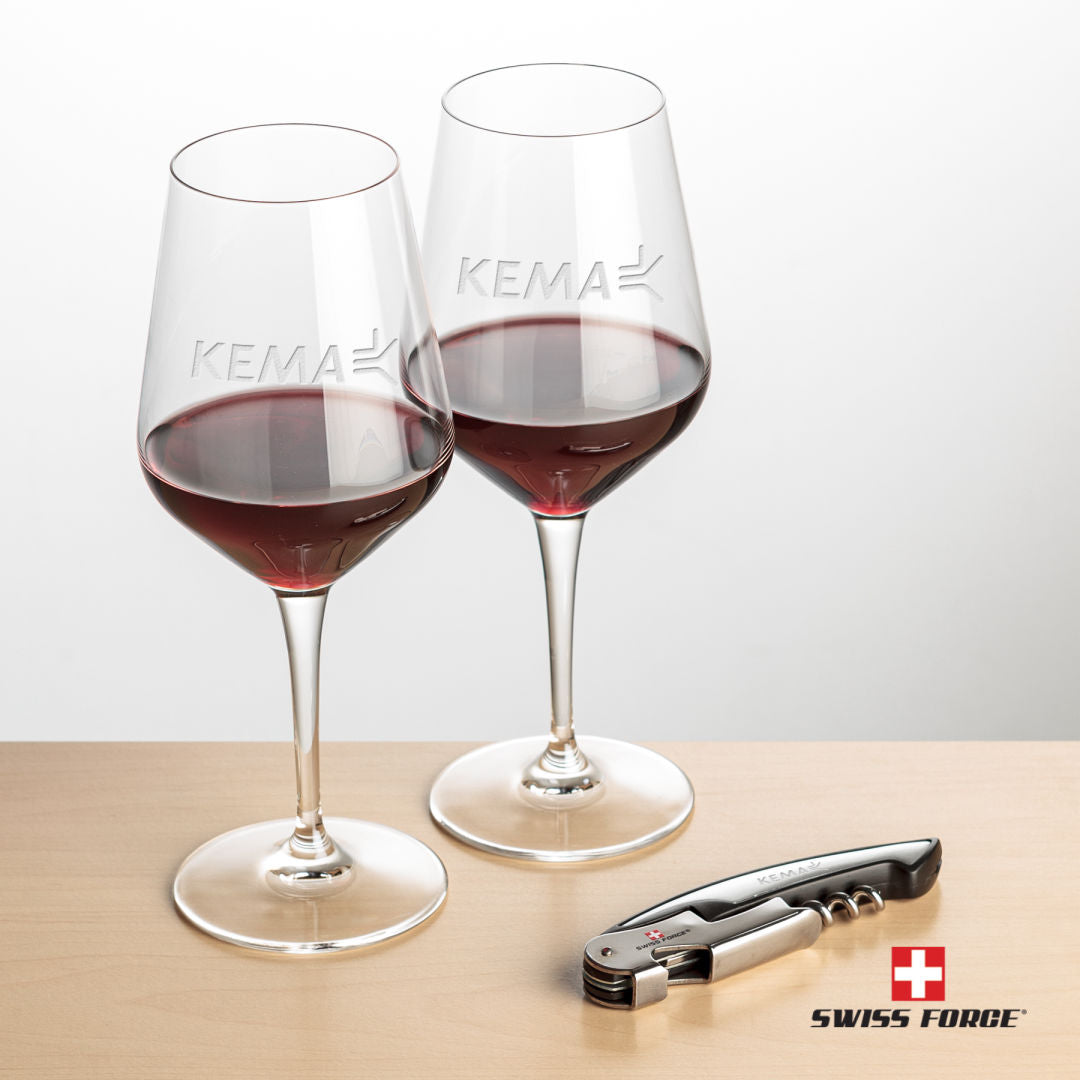 Swiss Force® Opener & 2 Germain Wine