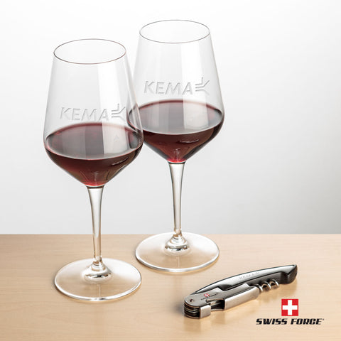 Swiss Force® Opener & 2 Germain Wine